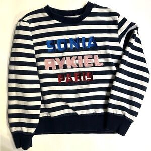 Sonia Rykiel striped sweatshirt girls 8